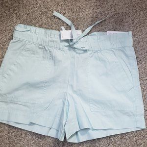 Pastel Blue Cotton Loft Outlet Cargo Shorts